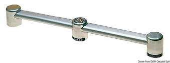 Osculati 41.609.00 - Законцовки для релингов из анодированного алюминия, для труб 40x20 мм -  промежуточные 