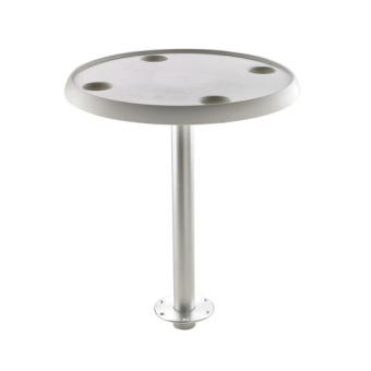 Vetus PTR68 Table Ø  60 cm with quick remove pedestal and base plate, fixed height 68 cm