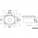 Osculati 15.305.60 - Палубный душ Elissa с лейкой Keji II Continuum Flow и шлангом из белого нейлона 2,5 м