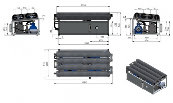 Судовой опреснитель Schenker MODULAR 500 л/час 380 В 3,5 кВт