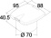 Osculati 15.243.61BU - Палубный душ New Edge с кнопочной лейкой MIZAR нейлоновым шлангом 4 м и белой крышкой (10 штук)