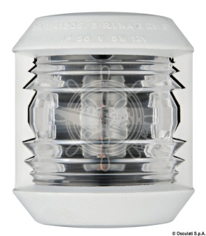 Osculati 11.412.13 - Топовый огонь Utility Compact белый 225° 12 В 5 Вт в белом корпусе