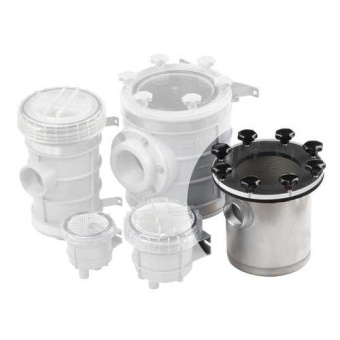 Vetus FTR525 Cooling water strainer type 525, stainless steel (AISI 316), connection G1 1/2" excl. mounting brackets