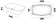 Osculati 16.442.61 - Врезной выход New Edge для приема воды с причала (вход и выход) 180x106 мм хромированный