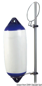 Osculati 33.112.40 - Складной одинарный кронштейн из нержавеющей стали 150 мм для кранцев 140 x 150 мм