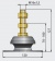 Эластичная опора-амортизатор для двигателя Vetus KSTEUN35V