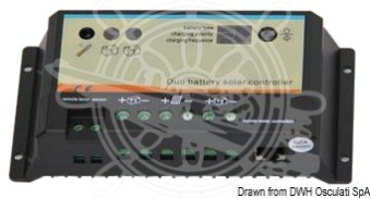 Osculati 12.035.01 - Регулятор заряда для панелей IP30 12/24 В 10 А 153 х 76 х 37 мм