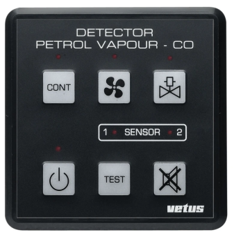 Vetus PD1000 - Детектор паров бензина 12/24 В, вкл. датчик