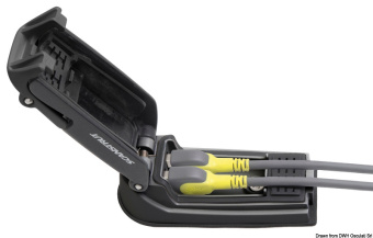 Osculati 14.195.67 - Двойной разъем USB-A, водонепроницаемый IPx6