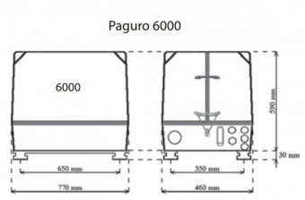 Генератор Paguro 6000 5,0 кВт 3000 об/мин