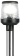Osculati 11.163.00 - Мачта Classic 360° съёмная с основанием Advance 12 В 10 Вт 100 см чёрная