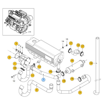 Vetus STM9891 Kit for ZF63IV Gearbox