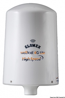 Osculati 29.921.08 - Антенна GLOMEX weBBoat 4G Lite EVO высокая скорость Osculati