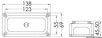 Osculati 14.209.30 - Клеммная коробка с токоведущей шиной 300 А 4 x 10 мм