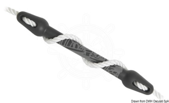 Osculati 01.495.03 - Амортизатор швартовый из высококачественной EPDM - резины Unimer Mooring Compensator 14 - 18 мм 520 мм