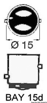 Osculati 14.220.02 - Лампочка с вертикальной нитью накаливания 10 W 12 V (10 шт.)