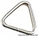 Osculati 39.600.01 - Треугольное кольцо для сезней и нержавеющей стали 5x45 мм (10 шт.)