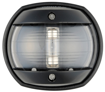 Osculati 11.408.03 - Топовый огонь Sphera Design Compact 12 белый 225° 12В 10Вт 80x42x70мм в чёрном корпусе