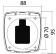 Osculati 15.900.09 - Ниша New Edge для душа и смесителя с крышкой 88 x 95 мм поперечное отверстие