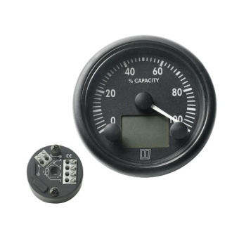 Vetus BATMONB Energy consumption gauge 12 / 24 V, with 200 Amp. Shunt,  black