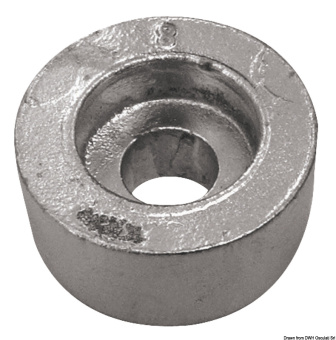 Osculati 43.261.01 - Алюминиевый анод-шайба Johnson/Evinrude/OMC 55321-87J00 для подвесных моторов Suzuki 4-300лс Ø21мм 10мм (2 шт)