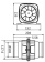 Osculati 16.175.02 - Аксиальный вытяжной вентилятор Hyperflow 7,6 м³ 24 В