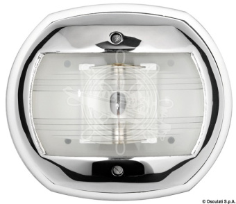 Osculati 11.411.84 - Кормовой огонь Sphera Design Maxi 20 белый 135° 24 В 15 Вт 130 x 65 x 115 мм из нержавеющей стали