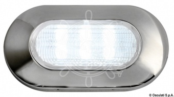 Osculati 13.178.04 - Накладной светодиодный светильник для дежурного освещения белый 
