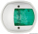 Osculati 11.448.12 - Sphera Design Compact 12 бортовой огонь светодиодный LED зелёный 112,5° 12 В 0,8 Вт 80 x 42 x 70 мм в белом корпусе для судов до 12 м