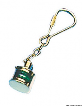 Osculati 35.837.00-S - Брелок для ключей из полированной латуни с подвеской Огонь Osculati