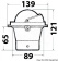 Osculati 25.014.25 - Компас RIVIERA 3" (80 мм) Плоская картушка, тихоходные и быстроходные суда (свыше 25 узлов), Черный-черный 