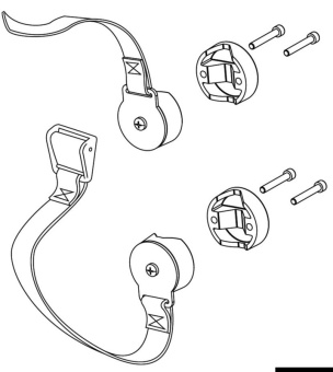 Osculati 42.366.00 - Комплект ремней для крепления sup-доски или трапа-сходни
