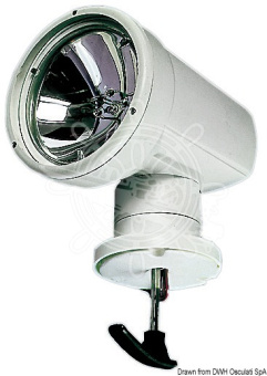 Osculati 13.005.12 - Прожектор галогенный Night Eye Manual 12В 100+100Вт до 600м