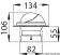 Osculati 25.014.90 - Компактный компас серии IDRA для скоростных судов, Врезной, Черный-черный 