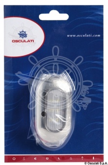 Osculati 13.178.04 - Накладной светодиодный светильник для дежурного освещения белый 