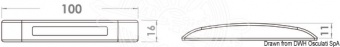Osculati 13.427.03 - Накладной светодиодный светильник для дежурного освещения (двойной световой пучок в нижнем и верхнем направлении) белый 