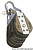 Osculati 55.032.10 - Шарикоподшипниковый блок трехшкивный с такелажной скобой 10x38s 