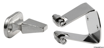 Osculati 38.442.84 - Фиксатор дверей из нержавеющей стали 37x29 мм (2 шт)
