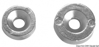 Osculati 43.239.14 - Алюминиевый анод-шайба 24x6.5 мм 