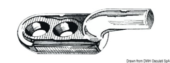 Osculati 38.178.00 - Крючок из хромированной латуни 43x13x14 мм (4 шт)