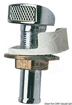 Osculati 20.120.80 - Вентиляционная головка топливного бака из хромированной латуни 16 мм 