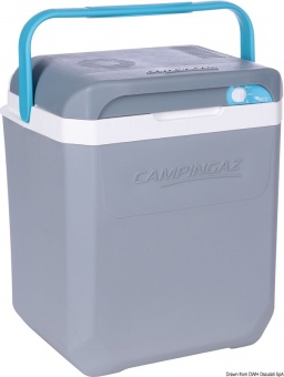 Osculati 50.171.32 - Портативный холодильник с электронным управлением Powerbox Plus 12В/230В 28 л 410 x 310 x 470 мм 