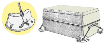 Osculati 50.156.11 - Система анкерования для холодильных ящиков