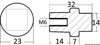 Osculati 43.260.17 - Цилиндрический цинковый анод Yamaha 67F-11325-01 для двигателей 80-300л.с. 32мм (2 шт)