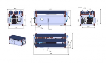 Судовой опреснитель Schenker MODULAR 60 л/час 12/24/230 В 240 Вт