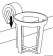 Osculati 48.430.08 - Универсальный пластмассовый подстаканник с креплением-защелкой для релингов 