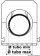 Osculati 18.008.07 - Зажимы крепления для труб и кабелей 40/60 мм  (15 шт.)