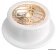 Osculati 13.257.12 - Прожектор для транцевых площадок с полностью герметичным корпусом из белого АБС-пластика 12 В 35 Вт прямой 