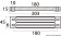 Osculati 43.254.04 - Цинковый удлиненный анод для Yamaha 