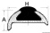 Osculati 44.485.26 - Анодированный алюминиевый профиль 25x7 + 15 мм Размер вырубки 3 / 6м 